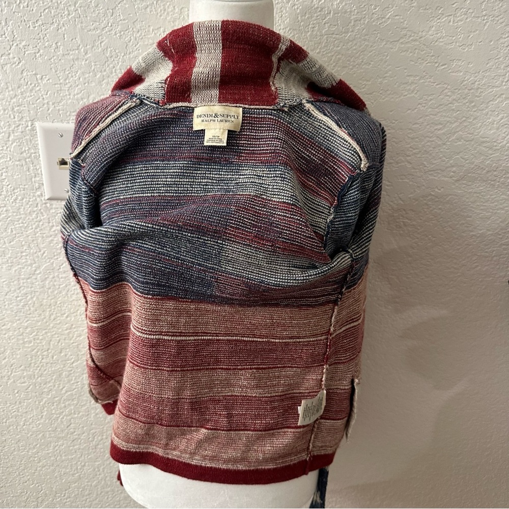 Ralph Lauren Denim & Supply American Flag Sweater Cardigan size xs - Picture 12 of 13